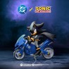 DC x Sonic Shadow nei panni di Batman con Batcycle