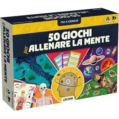 Lisciani I’m A Genius Raccolta 50 Giochi Educativi per Bambini