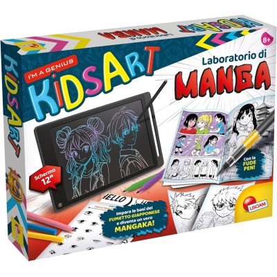 I'm a Genius Kids Art Laboratorio di Manga - Tavoletta LCD e Kit Completo
