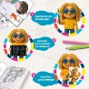 I'm a Genius Kids Art Laboratorio di Manga - Tavoletta LCD e Kit Completo
