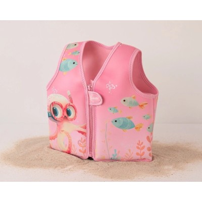 Gilet di Galleggiamento KioKids per Bambini 15-19 kg 2-3 Anni - Rosa