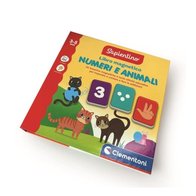Clementoni Sapientino Libro Magnetico Numeri e Animali