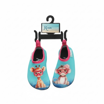 Scarpette Antiscivolo Per Bambini Fucsia T.22