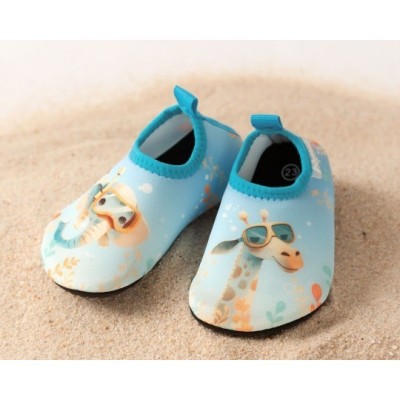 Scarpette Antiscivolo Per Bambini Celeste T.25