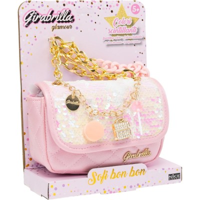 Girabrilla Glamour Borsetta Sofi Bon Bon - Borsetta Elegante con Paillettes Reversibili