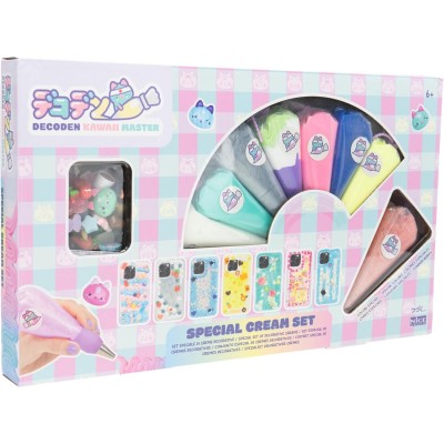 MOMOMI Decoden Rainbow Cream Set – Kit Creativo per Decorazioni Kawaii