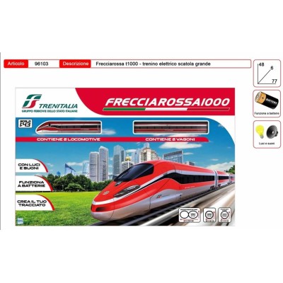 Pista con Treno Frecciarossa 1000 Grande - Toys Garden