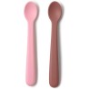 Cucchiaino Ergonomico per Svezzamento Muchmellow Rosa Rosso