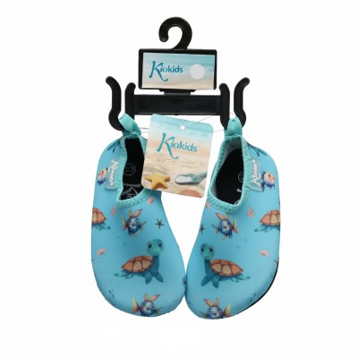 Scarpette Antiscivolo Per Bambini Celeste T.25