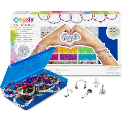 Crayola Creations Super Set Braccialetti Musica & Concerti