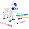 Crayola Washimals Jumbo Pets – Big Evie, Cavallina da Colorare Lavare e Ricolorare