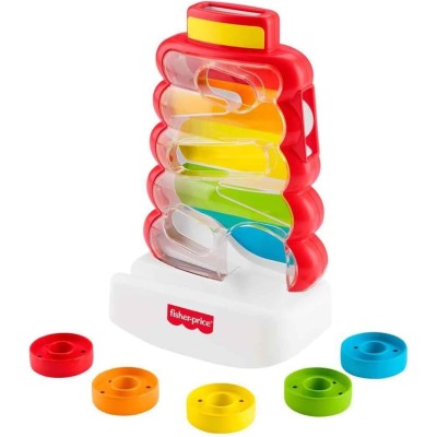 Fisher-Price Piramide 5 Anelli - Gioco Educativo per Neonati