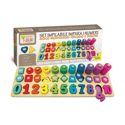 Gioco Montessori "Impara i Numeri" - Educativo e Divertente