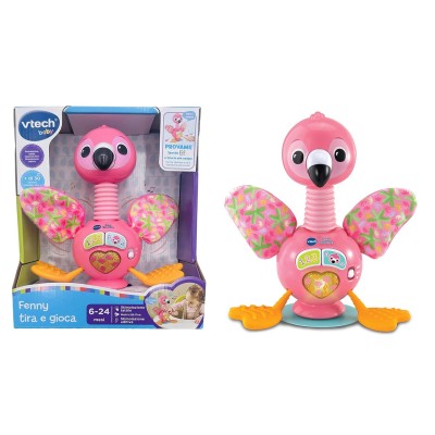 VTech Fenny, Tira e Gioca - Fenicottero Interattivo per Bambini