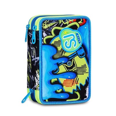 Astuccio 3 Zip SJ Gang Soft Pouch Boy - Pratico e Spazioso