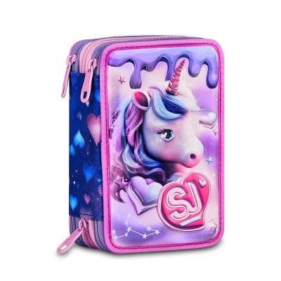 Seven Astuccio 3 Zip SJ Gang Pixie Unicorn