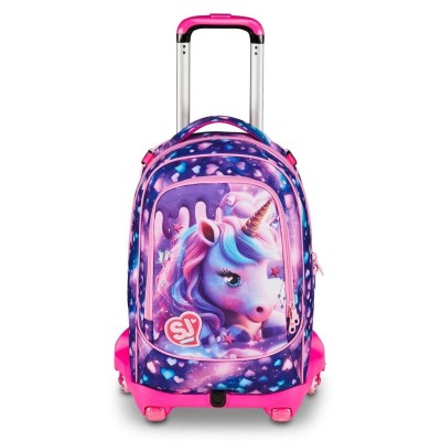 Trolley Scuola Seven SJ Jack 3 Ruote Unicorn Pixie