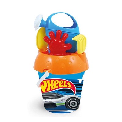 Secchiello Hot Wheels con Innaffiatoio - Gioco da Spiaggia per Bambini