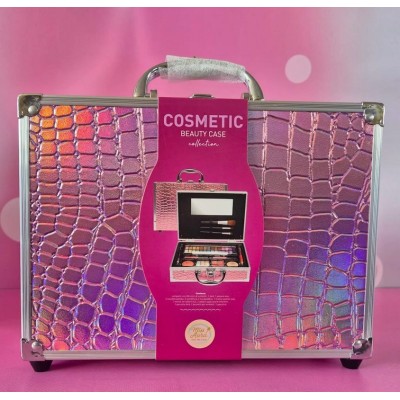Beauty Case Trucco Bambini 46 Pezzi – Valigetta Make-Up Rosa