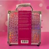 Mini Beauty Case Trucco Bambini – Valigetta Make-Up Compatta in Alluminio Rosa Effetto Coccodrillo