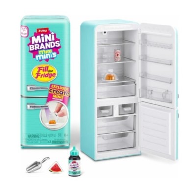 Mini Frigo Mini Brands Playset: Il Frigo - Crea la tua cucina in miniatura