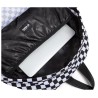 Zaino Old Skool Check in Nero e Bianco di Vans