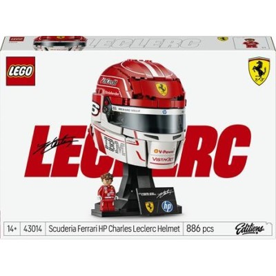 Casco Scuderia Ferrari HP Charles Leclerc LEGO® Editions 43014