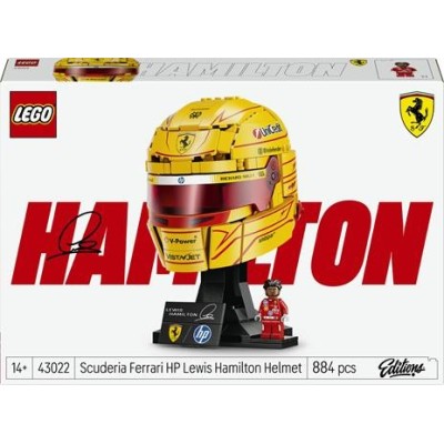 Casco Scuderia Ferrari HP Lewis Hamilton LEGO® Editions 43022