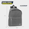 Zaino Americano COMIX Monocolore Grigio Melange