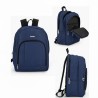 Zaino Organizzato Lurex Blu Comix