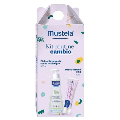 Mustela Kit Routine Cambio: Detergente e Pasta Cambio per Neonati