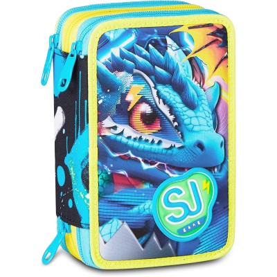 Astuccio SJ Gang 3 Zip con 45 Pezzi - Metal Dragon Boy