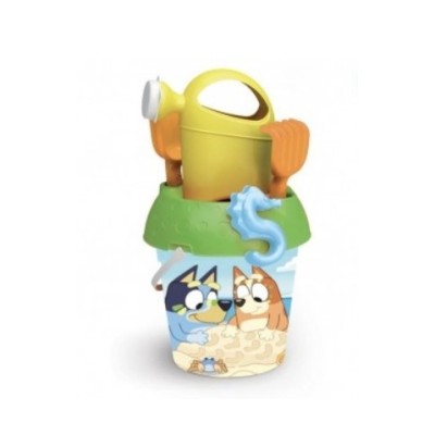Secchiello Bluey con Innaffiatoio - Diametro 18 cm