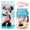 Asciugamano Set Occhialini Nuoto Minnie
