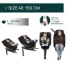 Chicco Seggiolino Auto EverOne i-Size 360° con Dispositivo Anti Abbandono - Black