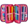 Astuccio Scuola SJ GANG STYLE JAM GANG 3 Zip Multiviolet