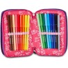 Astuccio Scuola SJ GANG STYLE JAM GANG 3 Zip Multiviolet