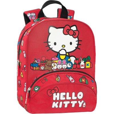 Zaino Asilo Hello Kitty Rosso - Comfort e Stile per i Bambini