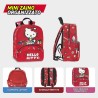 Zaino Asilo Hello Kitty Rosso