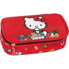 Astuccio Ovale Hello Kitty Rosso