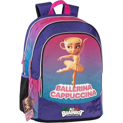 Zaino Organizzato Skifidol Italian Brainrot