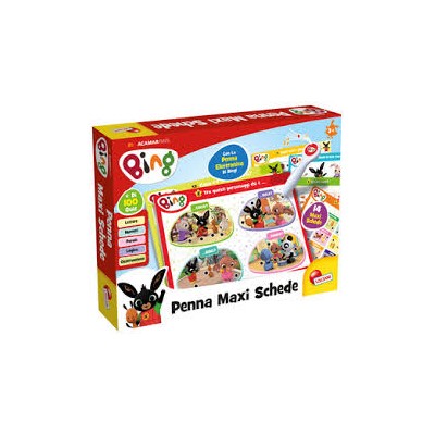 Lisciani Giochi - Bing Penna Maxi Schede Gioco - 76871