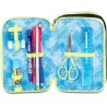 Astuccio Scuola Seven 3 Zip SHADOWS OF COLOR - Giallo