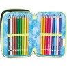 Astuccio Scuola Seven 3 Zip SHADOWS OF COLOR - Giallo
