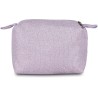 Seven Trousse Tech Shiny Lilla con Chiusura Zip