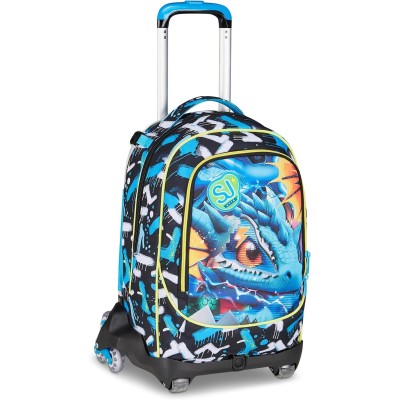 SJ GANG STYLE JAM GANG Trolley Scuola Jack 8 ruote MELT DRAGON BOY 34L
