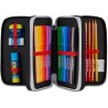 Seven Astuccio Scuola 3 Zip Milan