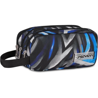 Bustina Portapenne Scuola Seven 3 Zip FREETHINK Boy