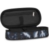 Portapenne Scuola Seven The Double Round Plus JET BLACK