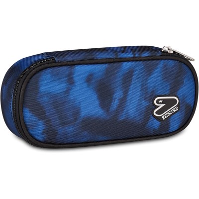 Portapenne Scuola Seven The Double Round Plus BLUE DEEP